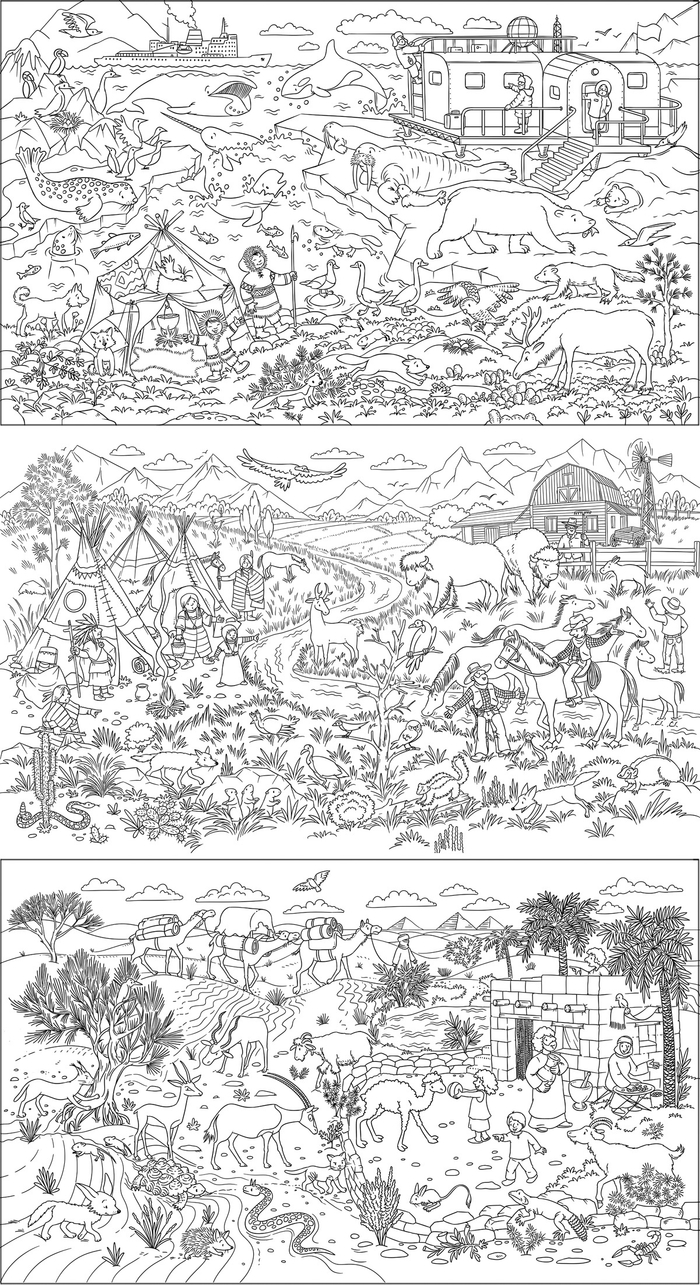 Арктика - Прерия - Пустыня