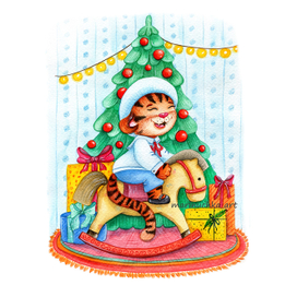 Иллюстрация к году Тигра