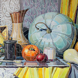 Натюрморт с тыквами