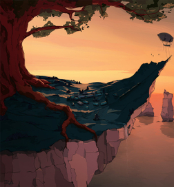 Деревня, На краю