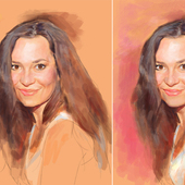 поэтапное рисование портрета