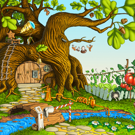 Жилище хомячка