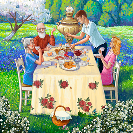 Завтрак на поляне. 