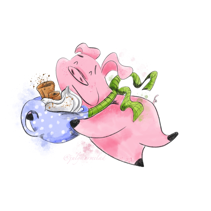 Уютная свинка 