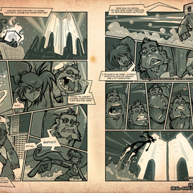 Комикс для компании Кингстон.