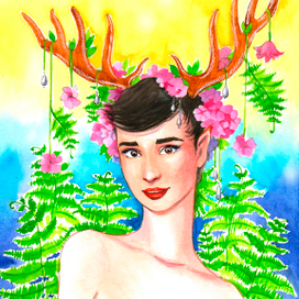 Девушка-олень.