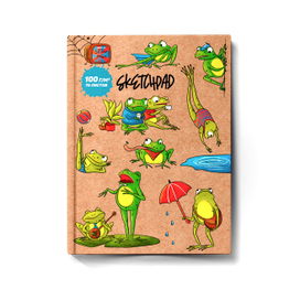 Обложка с лягухами
