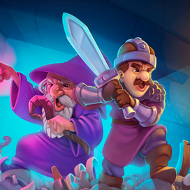 Промо арт для игры Dungeon card