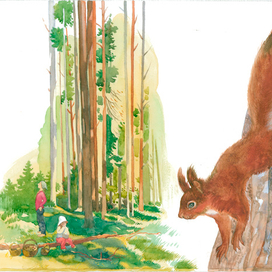 Эхо и белка