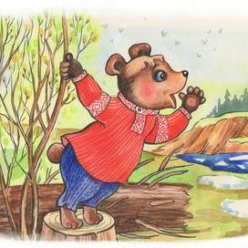 Для сборника притч о животных С. Раевского