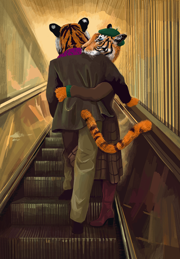 Тигры в метро