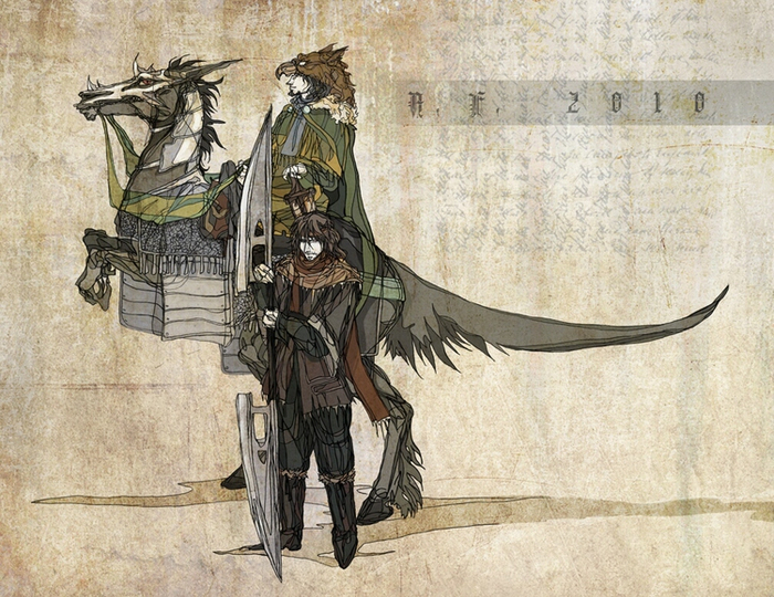 Рыцарь и его оруженосец