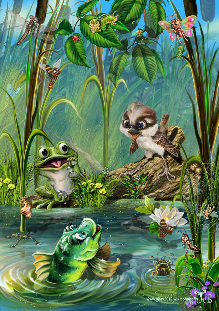 Иллюстрация к книге.. Мамин-Сибиряк...