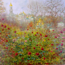 Осенний вид на Лавру