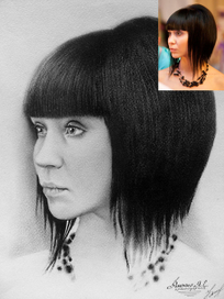 портрет "Сухая кисть"