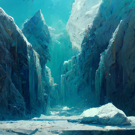 Ice landscape concept 