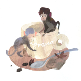 Кофейные обезьянки