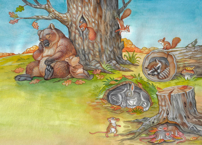 Осенняя иллюстрация 