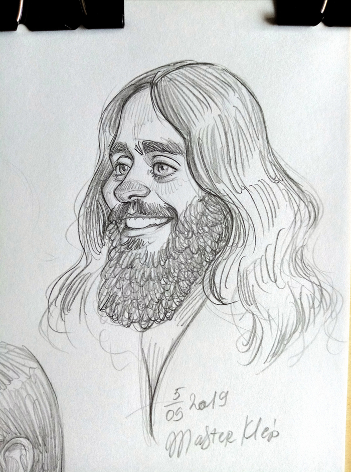 Скетч-портрет Jared Leto