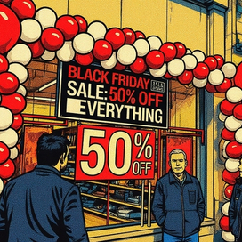 Sale advertising poster