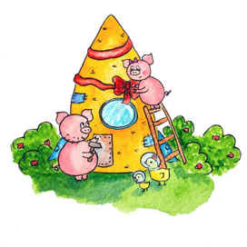 Поросята летят в космос