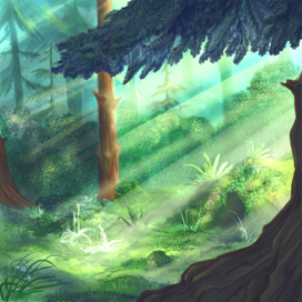 Лес (бэкграунд)