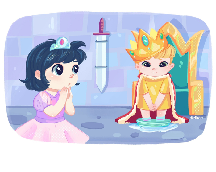 Детская иллюстрация для книги