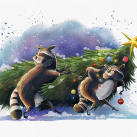 Ехидные еноты или Похищение ёлки на Дворцовой площади