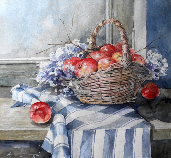 "Лаванда и яблоки"