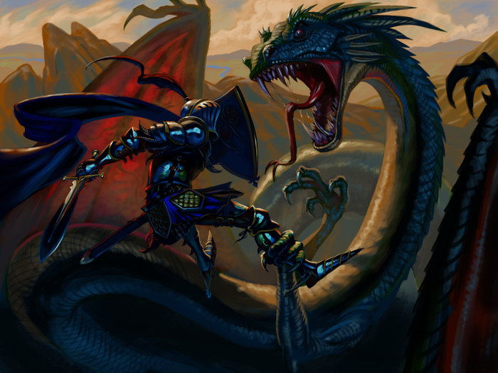 Рыцарь и дракон