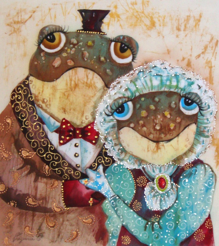 Лягухи "Семейный портрет"