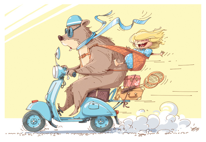 С ветерком...