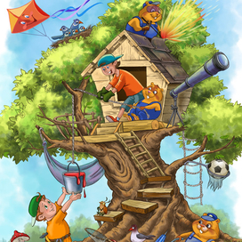 домик на дереве