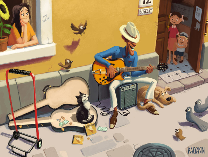 Уличный музыкант