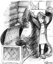 Иллюстрация к сказке "Лёля в деревне"