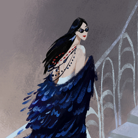 дама-ласточка