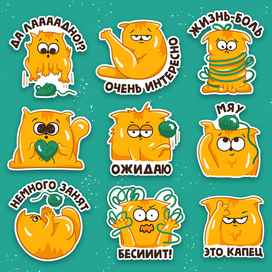 Стикерпак Cat&Wool