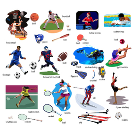 спортивные картинки для английского