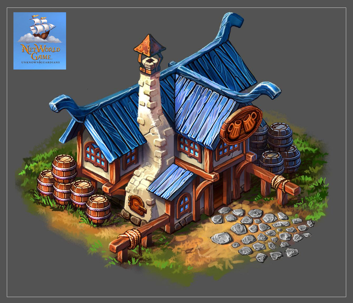 Мультяшная серия - таверна.