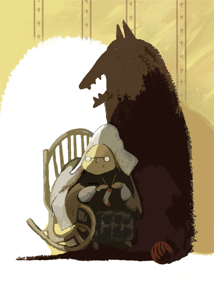 Бабушка и волк