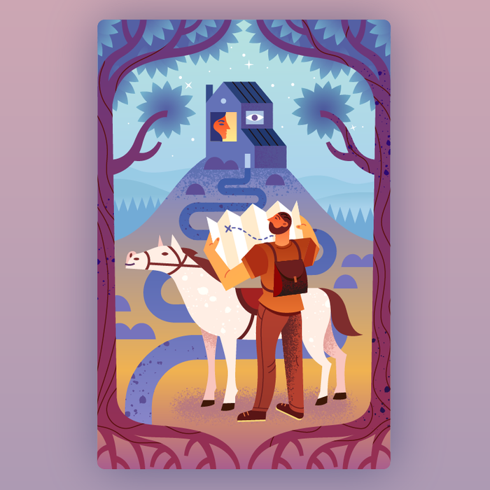 Иллюстрация для метафорических карт