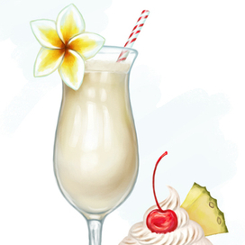 Пинаколада и капкейк