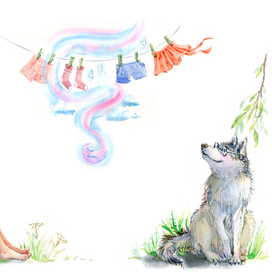 Иллюстрация для сказок Юлии Чернухиной "Волшебные витражи. Удивительные истории". Издательство "Эксмо"