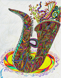 Графическая абстракция Карачевцевой Юли