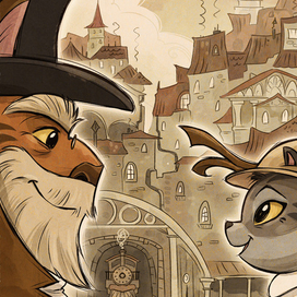 Софи с дедушкой