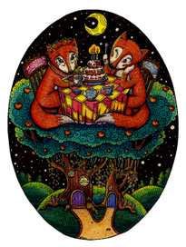 Лисье чаепитие.