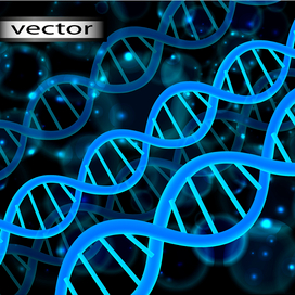 ДНК Векторная иллюстрация
