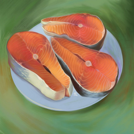 Красная рыба