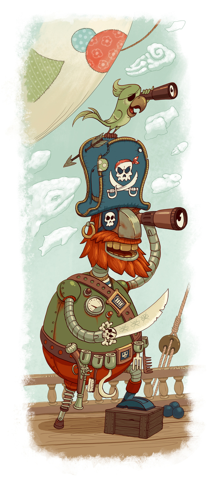 Иллюстрация для детского журнала