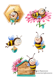 Пчёлки семплер